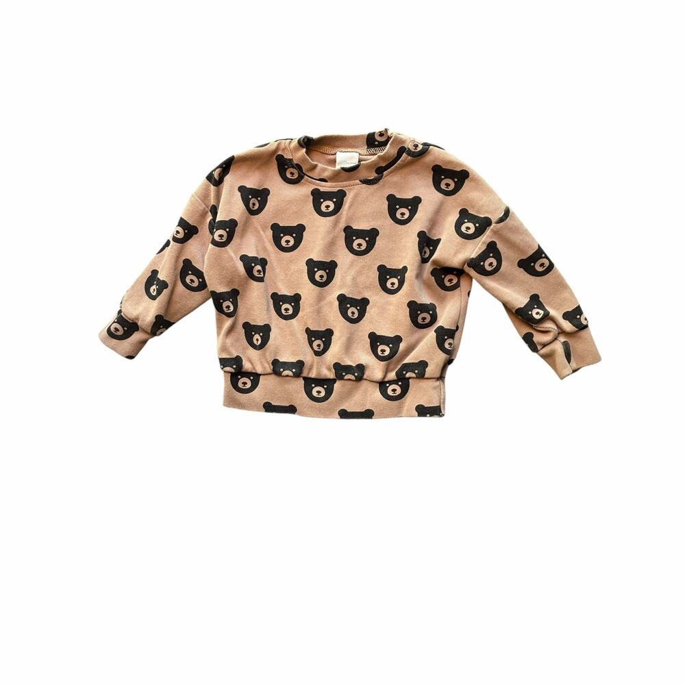 Little One Shop Bear Print Pullover